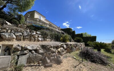Piscine sur restanque