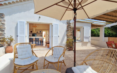 Rénovation terrasse secondaire pour 2e studio d ela villa Soleïa par Yunta Genèse
